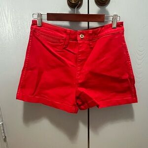 Madewell Vibrant Red Women's Shorts